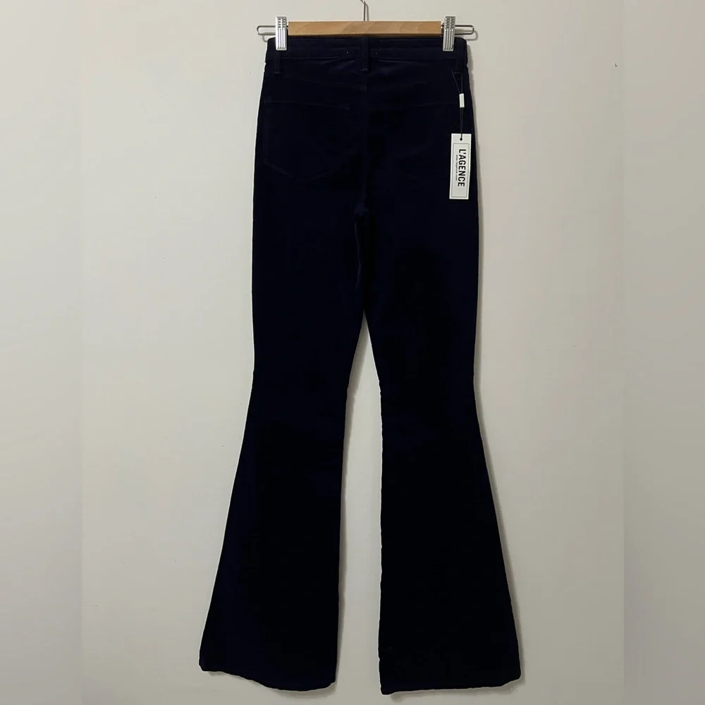 l’agence Marty High Rise Velvet Flare Jeans - Picture 7 of 7